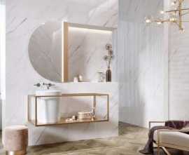 Плитка для ванной Mei Carrara Chic