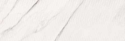 Плитка настенная Mei Carrara Chic Рельеф шеврон белый