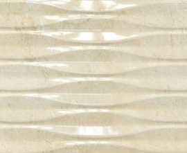 Плитка настенная Cifre Crema Marfil Relieve Sigma Brillo rect. porcelanico