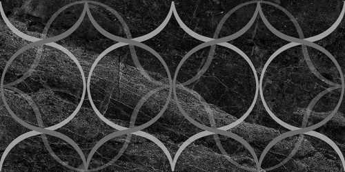 Декор настенный Laparet Crystal Resonanse черный