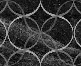Декор настенный Laparet Crystal Resonanse черный