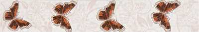 Бордюр настенный Ida Seramik Defne Border Butterfly 40x6,5