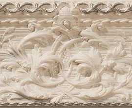 Бордюр настенный Azulev Delice Listelo Decoro Marfil 9x29