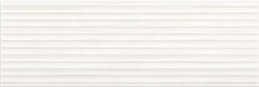 Плитка настенная Mei Elegant Stripes White structure 75х25