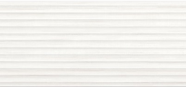 Плитка настенная Mei Elegant Stripes White structure 75х25