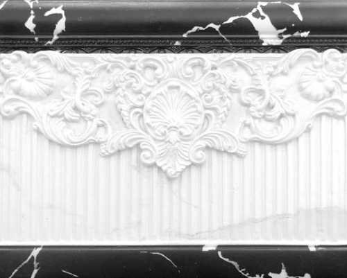 Бордюр настенный Kerasol Estatuaria Isabel Blanco Zocalo 20x25
