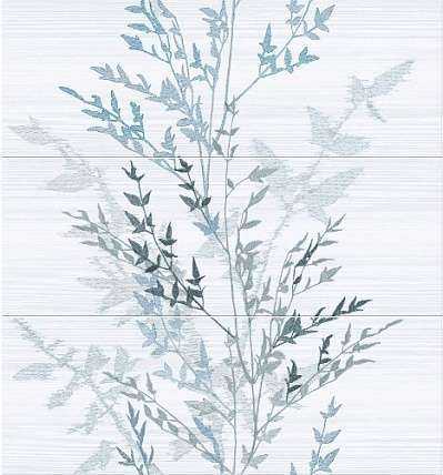 Панно настенное Keraben Fresh Blanco-Grafito Decor Nippon Blanco из 3шт