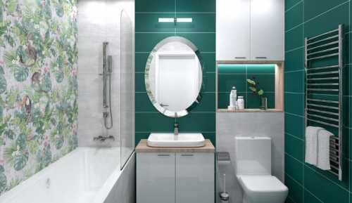 Плитка для ванной Concept GT Green mix 1
