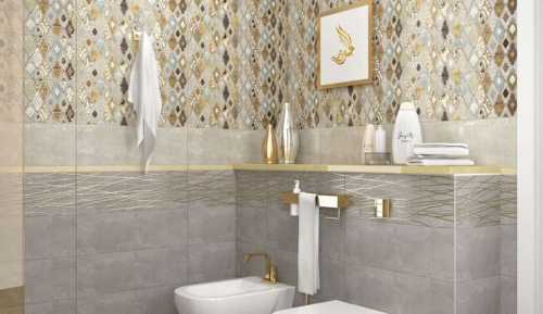 Плитка для ванной Alma Ceramica Greys