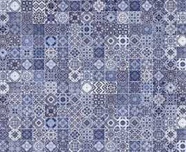 Плитка настенная Cersanit Hammam blue Голубой рельеф