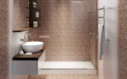 Плитка для ванной Cersanit Hammam brown