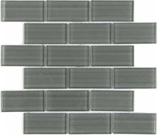 Мозаика Caramelle Mosaic Impressioni Mattoni Grigio 50x100