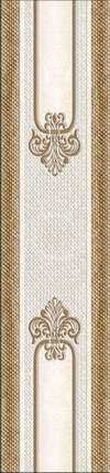 Бордюр настенный Eurotile Istambul Beige Eclipse Beige 355