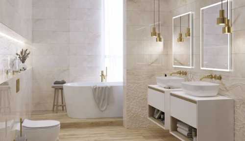 Плитка для ванной Cersanit Ivory