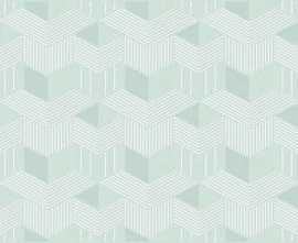 Декор настенный Azori Lounge Mint Geometria
