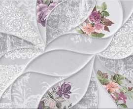 Плитка настенная Eletto Ceramica Malwiya Grey Floris