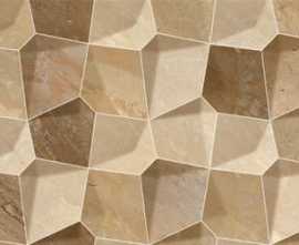 Плитка настенная Novacera Marble Beige Decor Estrellas Rectificado 90x30