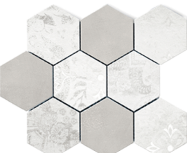 Мозаика Polcolorit Modern Gr Bi Mosaic Hex Mix