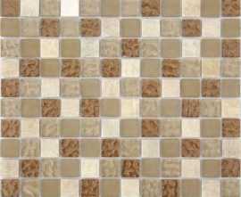 Мозаика Caramelle Mosaic Naturelle Amber 23x23x8 (ПУ)