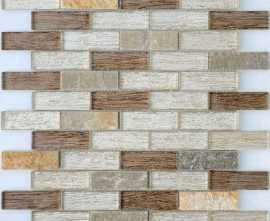 Мозаика Caramelle Mosaic Naturelle Onega 23x73x8
