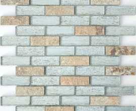 Мозаика Caramelle Mosaic Naturelle Dubai 23x73x8