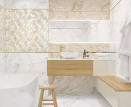 Плитка для ванной Alma Ceramica Nevada 50x24.9