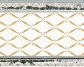 Бордюр настенный Ape Noblesse Cenefa Delis Blanco Silver 20x10