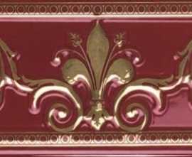Бордюр настенный Ape Noblesse Cenefa Noblesse Burdeos Gold 20x10