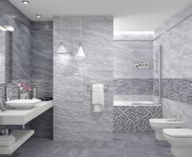 Плитка для ванной Ceramica Classic Pegas серый