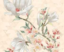 Панно настенное Керлайф Primavera Magnolia Crema