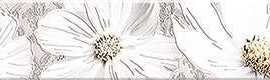 Бордюр настенный Azori Sfumato Grey Floret Border