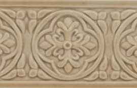 Бордюр настенный Adex Studio Relieve Palm Beach Silver Sands