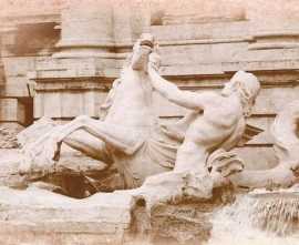Декор настенный Терракота Travertin Fontana di Trevi Вставка тип-2