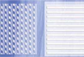 Бордюр настенный Axima Агата Blue border B