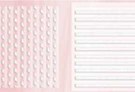 Бордюр настенный Axima Агата Pink border B