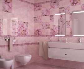Плитка для ванной Belleza Букет