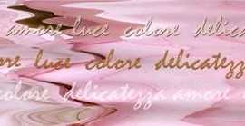 Бордюр настенный Belleza Букет Розовый 40х7,5