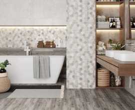 Плитка для ванной Lb-ceramics Гексацемент