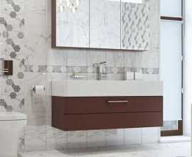 Плитка для ванной Lb-ceramics Каррарский Мрамор