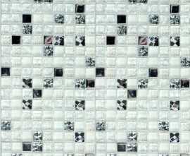 Мозаика Bonaparte Мозаика стеклянная Crystal White