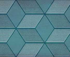 Декор настенный Lb-ceramics Парижанка Гексагон бирюзовый