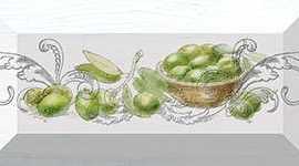 Декор настенный Face Olive Olive 3 DD431-D3
