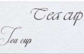 Декор настенный Monopole Veronica Decor Veronika Tea Cup Blanco