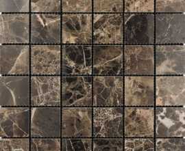 Мозаика Natural Mosaic Adriatica 7M022-48P (Emperador Dark)