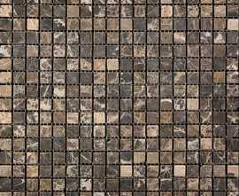 Мозаика Natural Mosaic Adriatica 7M022-15T (Emperador Dark)