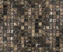 Мозаика Natural Mosaic Adriatica 7M022-15P (Emperador Dark)