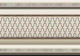 Бордюр настенный Heralgi Garden Cenefa Classic Crema