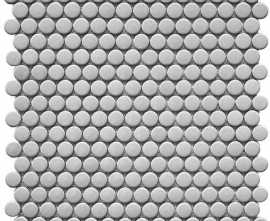 Мозаика Starmosaic Homework Керамическая Мозаика Penny Round Grey Glossy