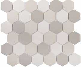 Мозаика Starmosaic Homework Керамическая Мозаика Hexagon small LB Mix Antislip