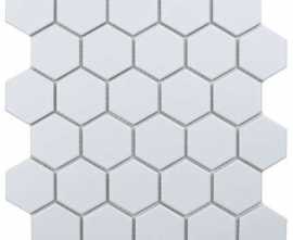 Мозаика Starmosaic Homework Керамическая Мозаика Hexagon small White Matt